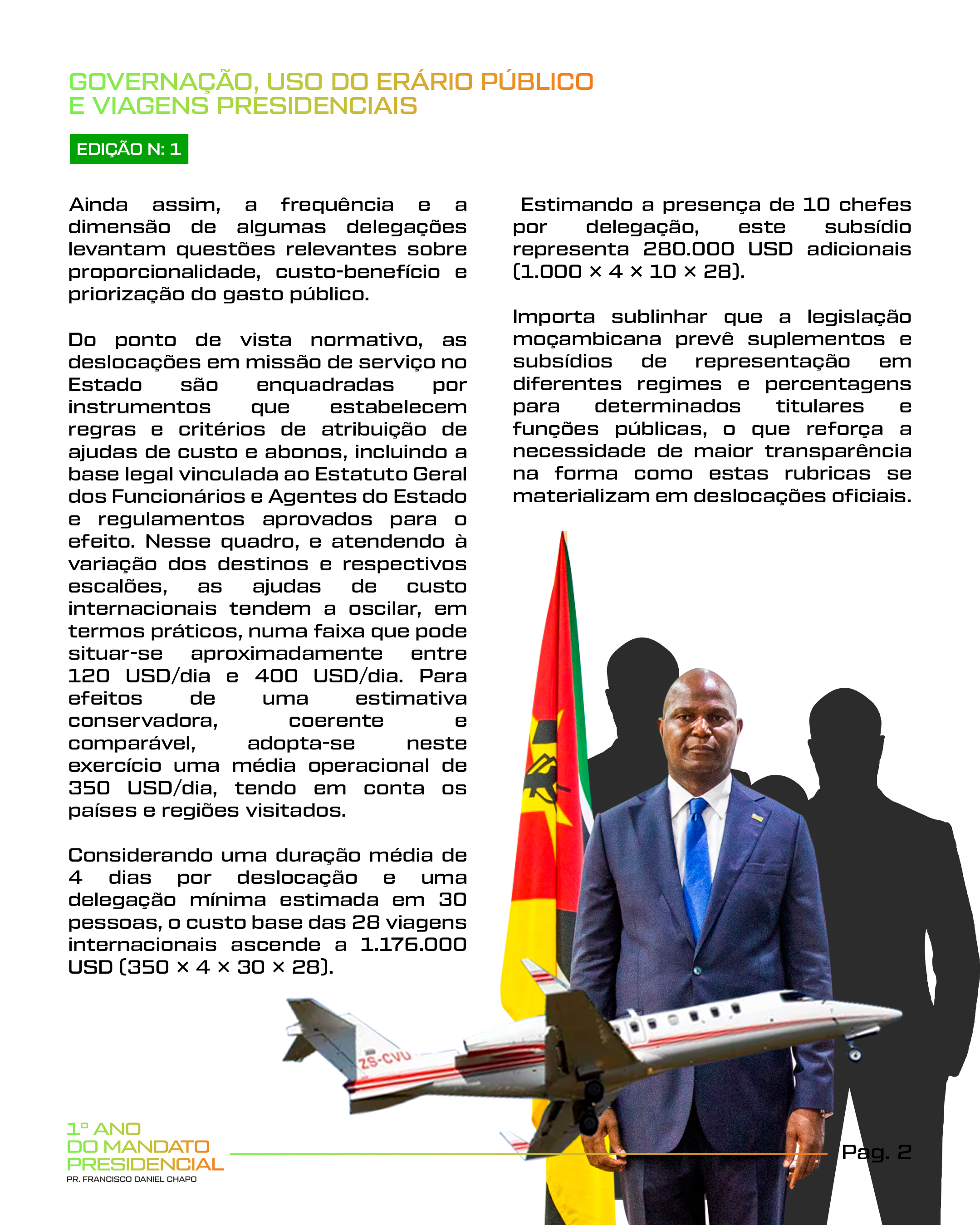 SÉRIE PRIMEIRO MANDATO DO PR EDIÇÃO 1